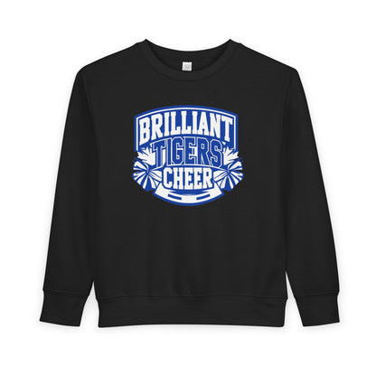 Toddler Crewneck Sweatshirt \ Brilliant Tigers Cheer \ BTC1