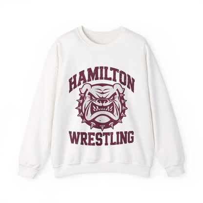 Adult Crewneck Sweatshirt \ Hamilton Aggies Wrestling \ HAW2