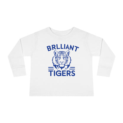 Toddler Long Sleeve Tee \ Brilliant Tigers \ BT1