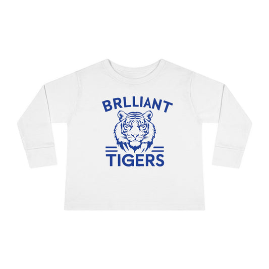 Toddler Long Sleeve Tee \ Brilliant Tigers \ BT1