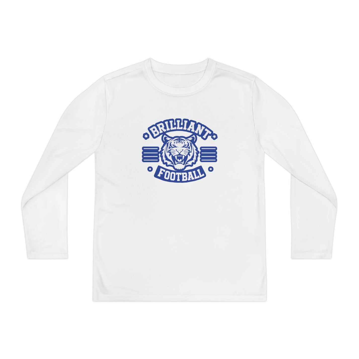 Youth Long Sleeve Tee \ Brilliant Tigers Football \ BTF2