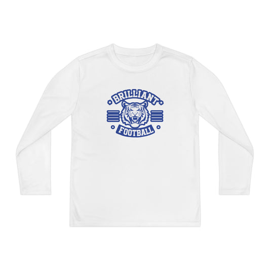 Youth Long Sleeve Tee \ Brilliant Tigers Football \ BTF2
