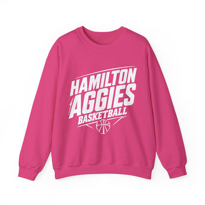 Adult Crewneck Sweatshirt \ Hamilton Aggies Basketball \ HABB2