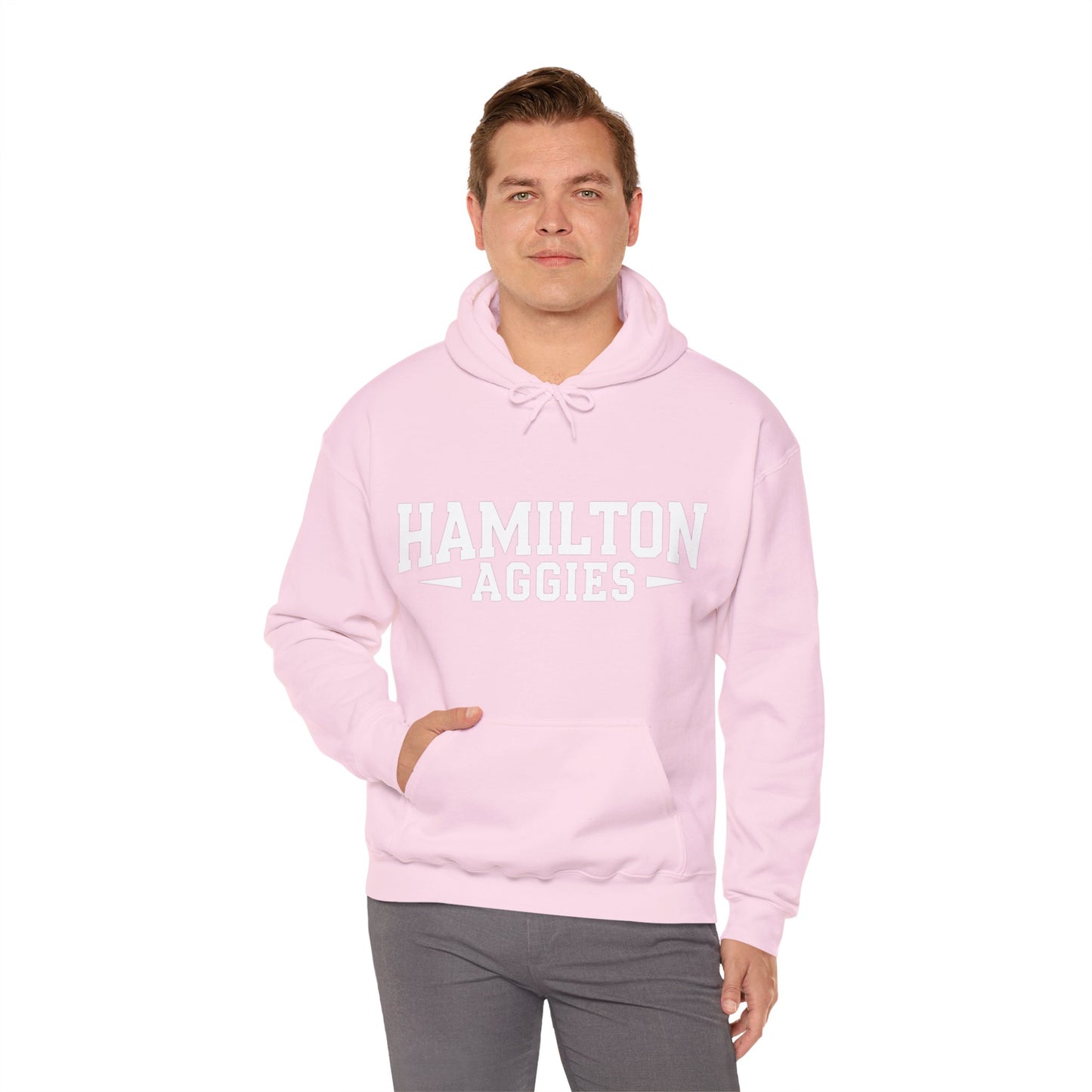 Adult Hooded Sweatshirt \ Hamilton Aggies \ HA3