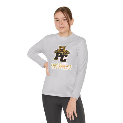 Youth Long Sleeve Tee \ Phil Campbell Bobcats Basketball \ PCBBKG1