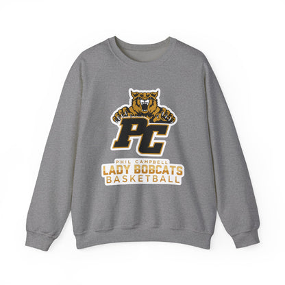 Adult Crewneck Sweatshirt \ Phil Campbell Bobcats Basketball \ PCBBKG1