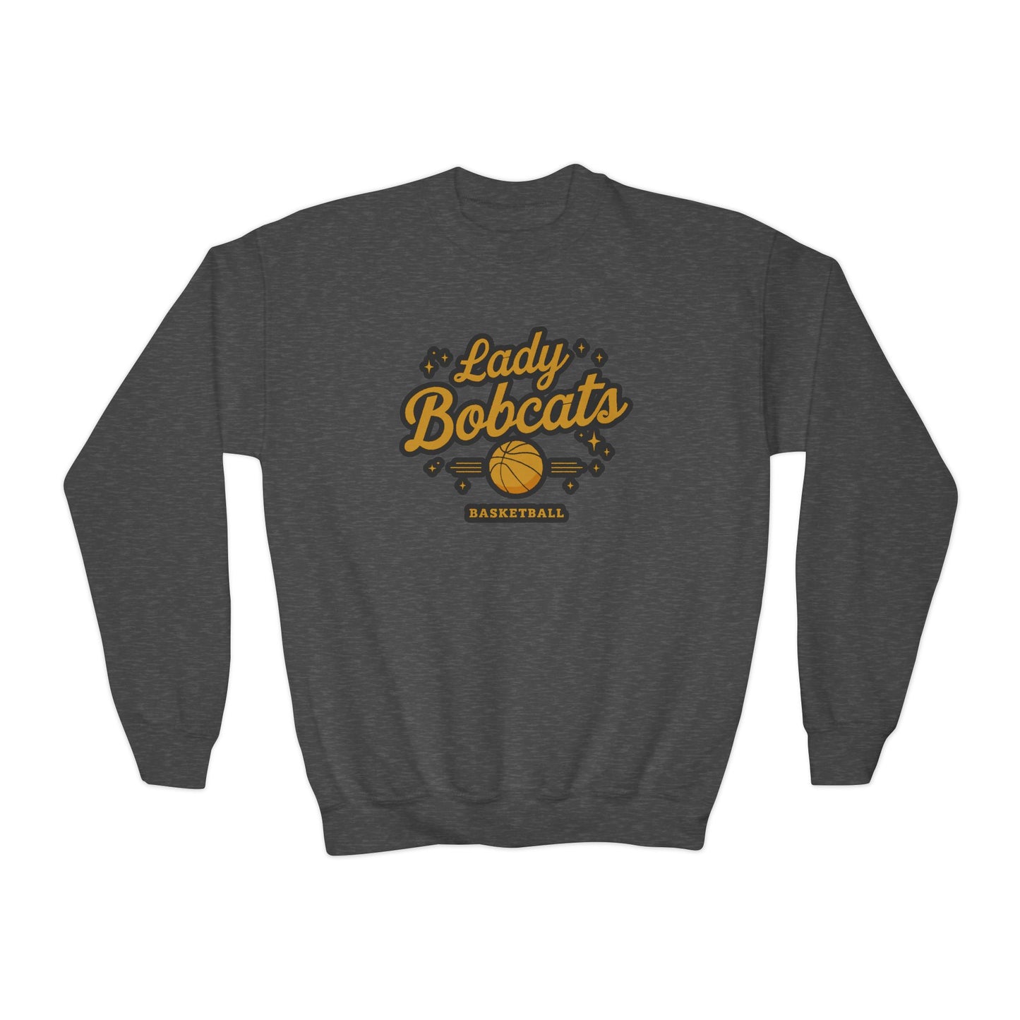 Youth Crewneck Sweatshirt \ Phil Campbell Bobcats Basketball \ PCBBKG2