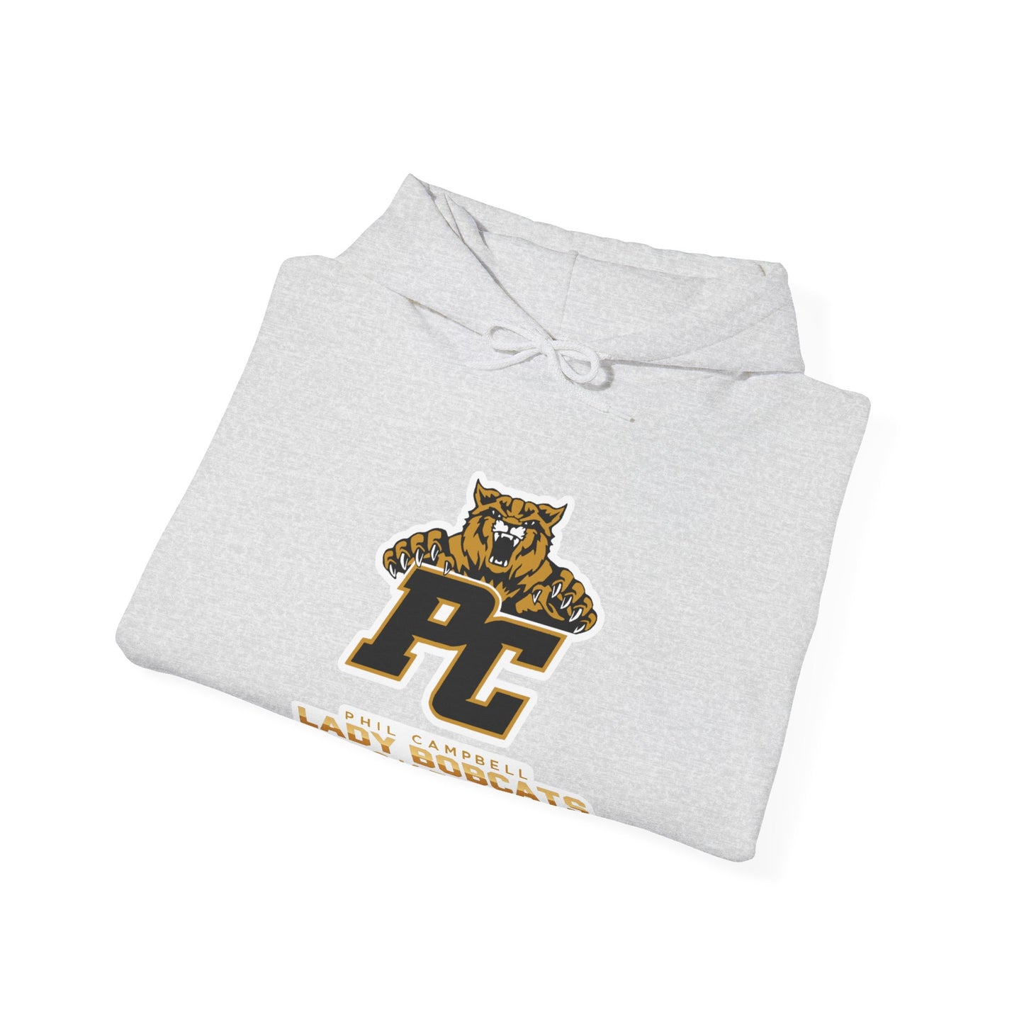 Adult Hoodie Sweatshirt \ Phil Campbell Bobcats Basketball \ PCBBKG1