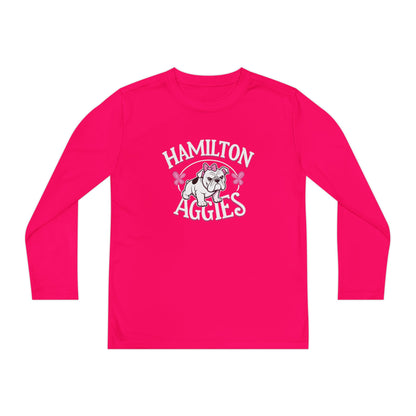 Youth Long Sleeve Tee \ Hamilton Aggies \ HAG4