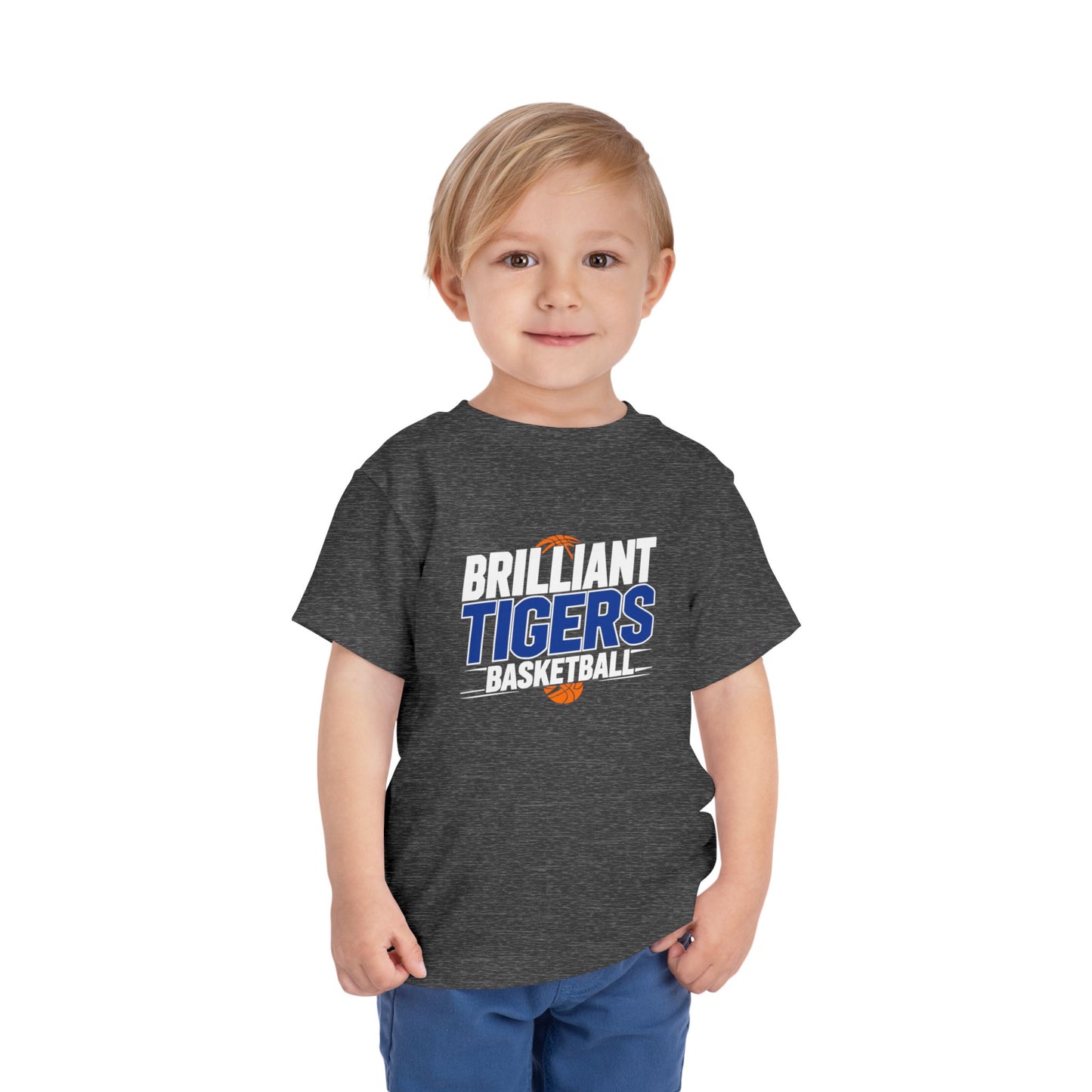 Toddler Tee \ Brilliant Tigers Basketball \ BTBK1