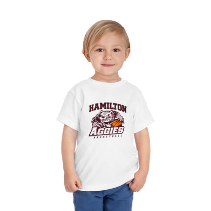 Toddler Tee \ Hamilton Aggies Basketball \ HABB1