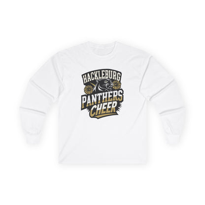 Adult Long Sleeve Tee \ Hackleburg Panthers Cheer \ HPC1