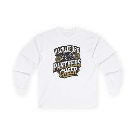 Adult Long Sleeve Tee \ Hackleburg Panthers Cheer \ HPC1