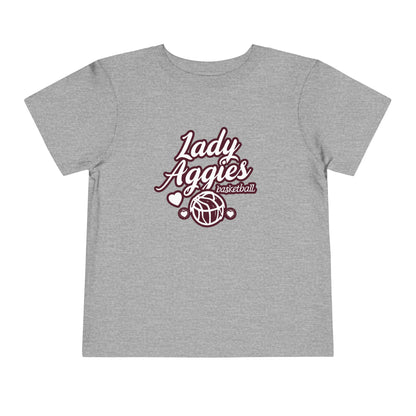 Toddler Tee \ Hamilton Aggies Basketball \ HABBG2