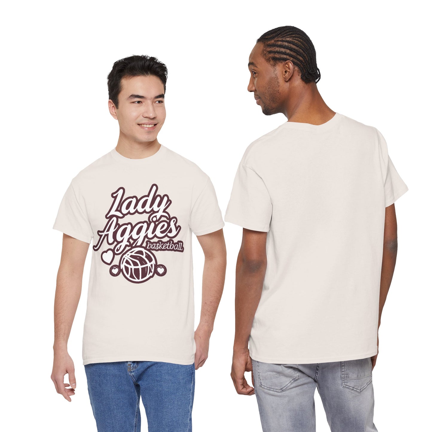 Adult Tee \ Hamilton Aggies Basketball \ HABKG2