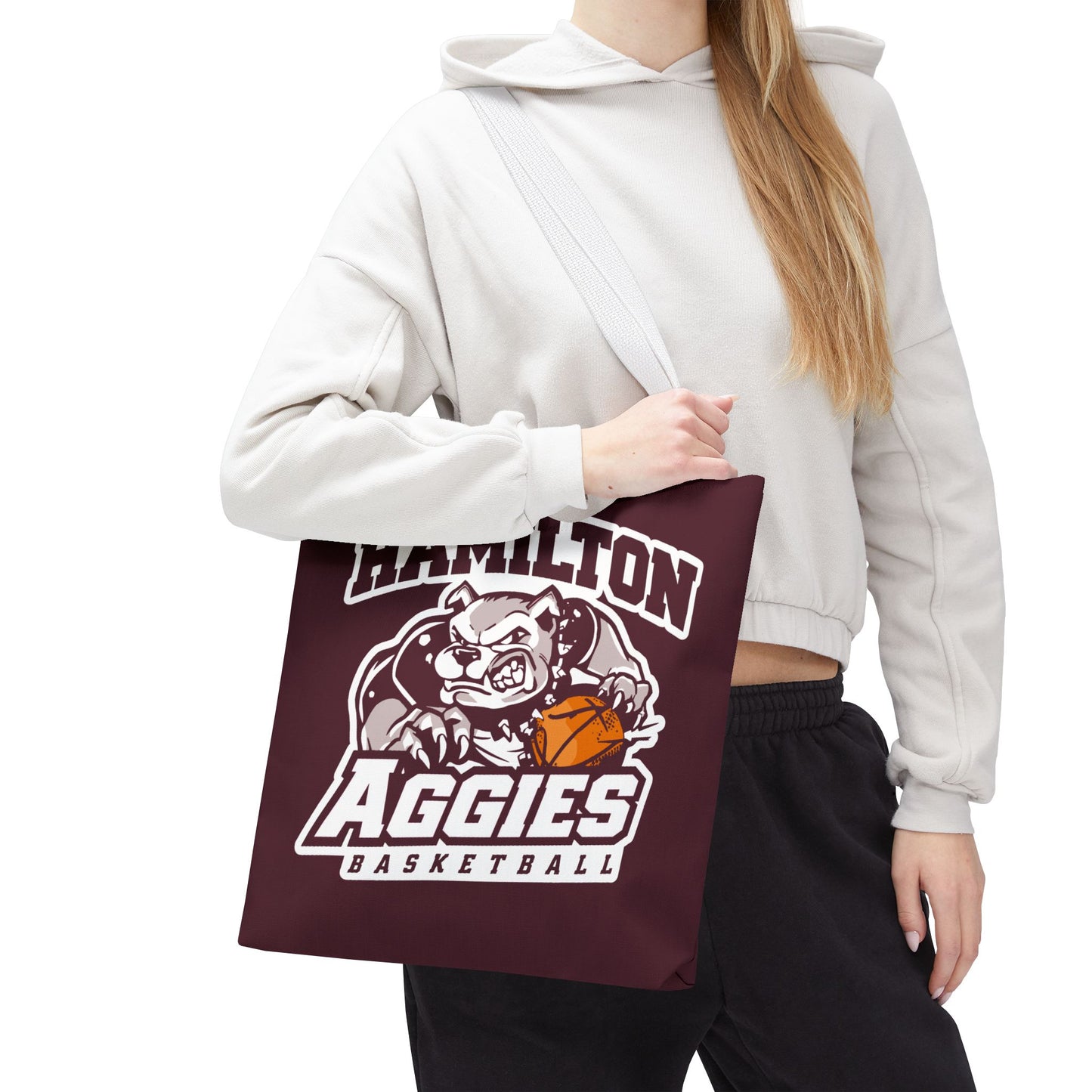 Tote Bag \ Hamilton Aggies Basketball \ HABB1