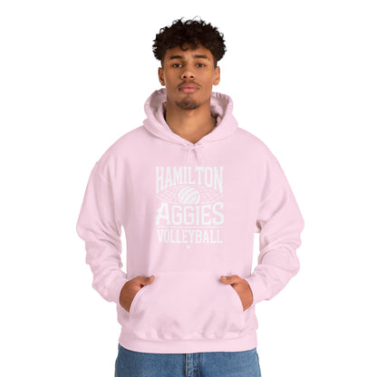Adult Hoodie Sweatshirt \ Hamilton Aggies Volleyball \ HAV2