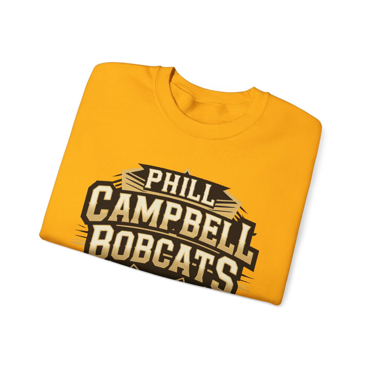 Adult Crewneck Sweatshirt \ Phill Campbell Bobcats \ PCB1