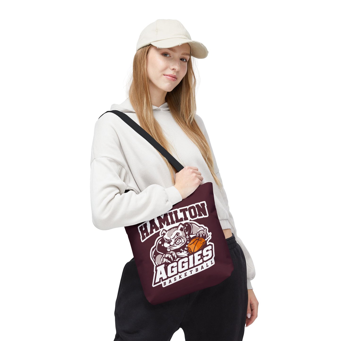 Tote Bag \ Hamilton Aggies Basketball \ HABB1