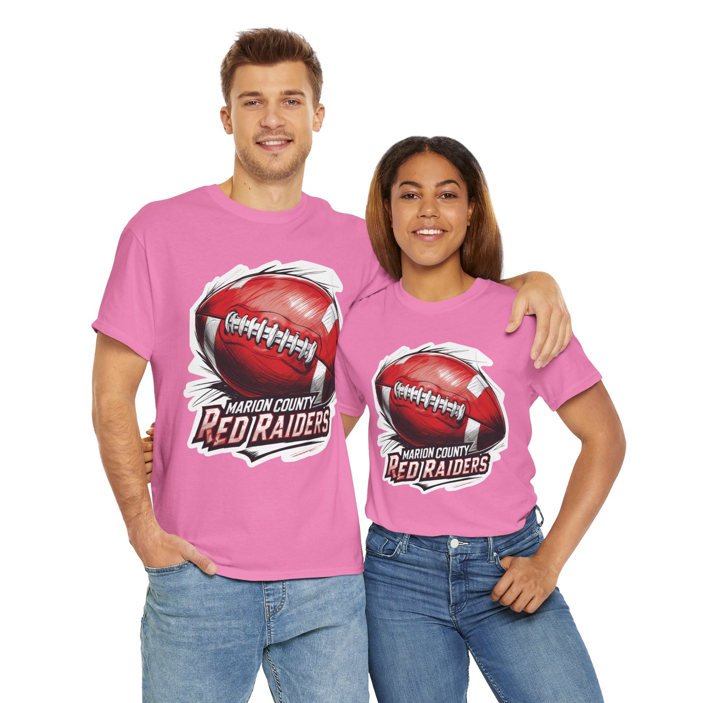 Adult Tee \ Marion County Red Raiders Football \ MCF1