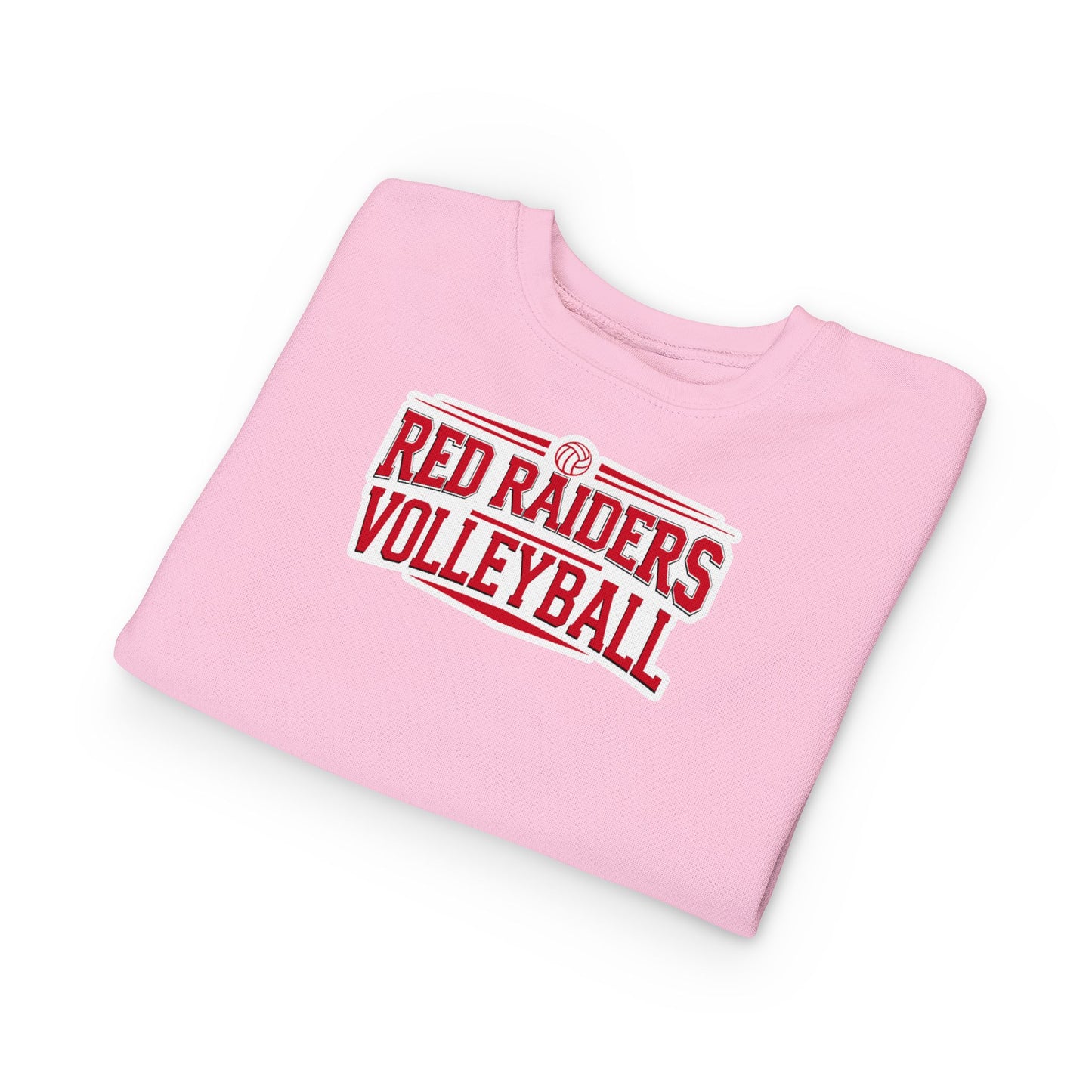 Toddler Crewneck Sweatshirt \ Marion County Red Raiders Volleyball \ MCV2