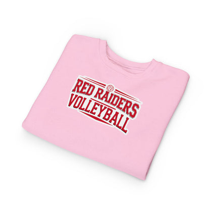 Toddler Crewneck Sweatshirt \ Marion County Red Raiders Volleyball \ MCV2