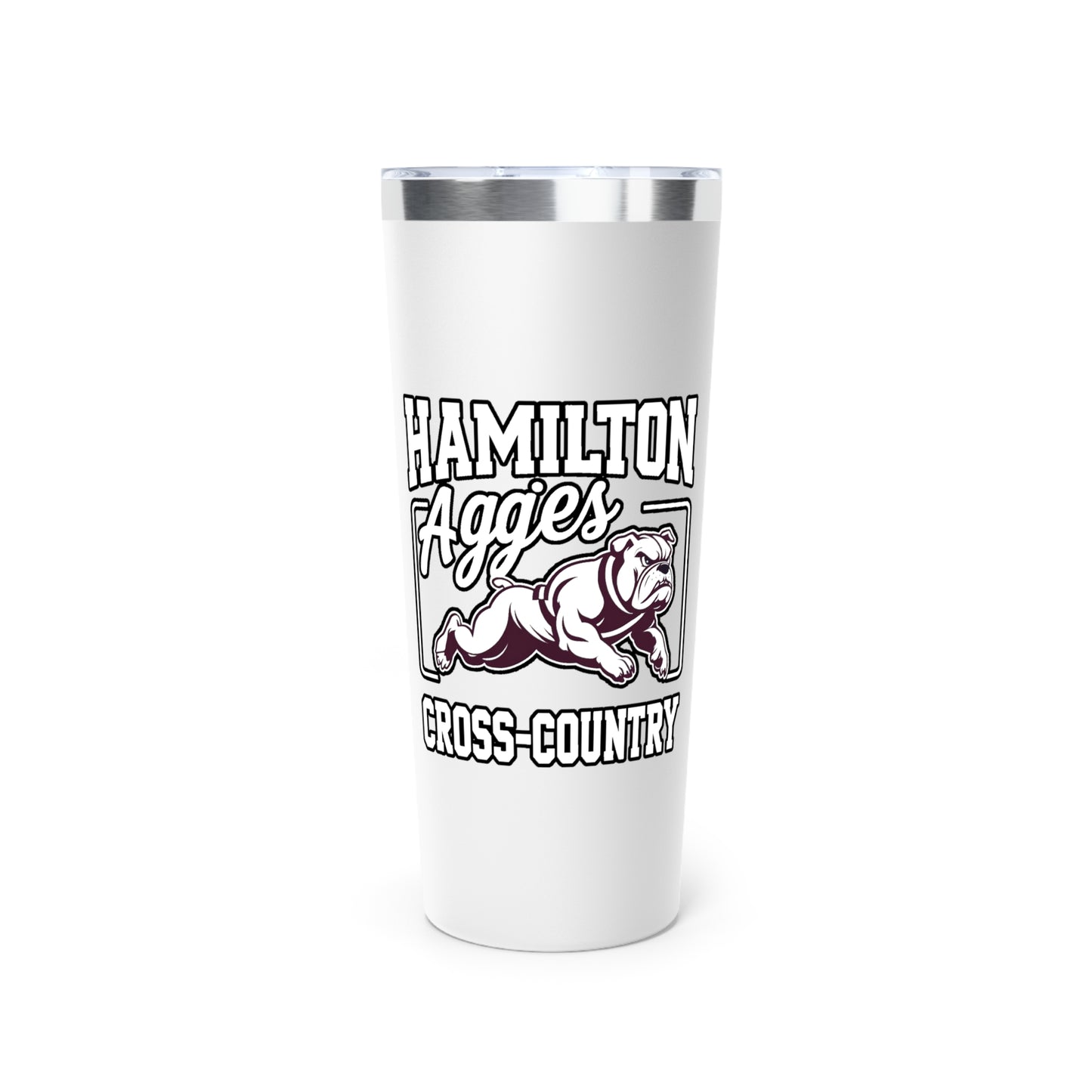 22oz Insulated Tumbler \ Hamilton Aggies Cross-Country \ HCC2
