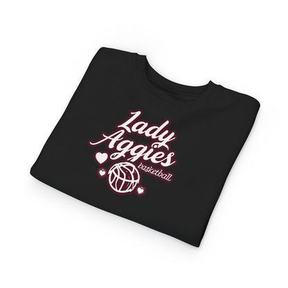 Toddler Crewneck Sweatshirt \ Hamilton Aggies Basketball \ HABBG2