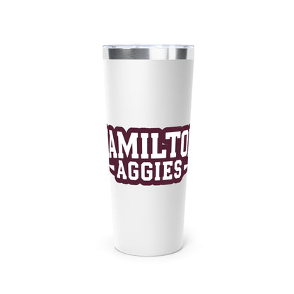 22oz Copper Insulated Tumbler \ Hamilton Aggies \ HA3