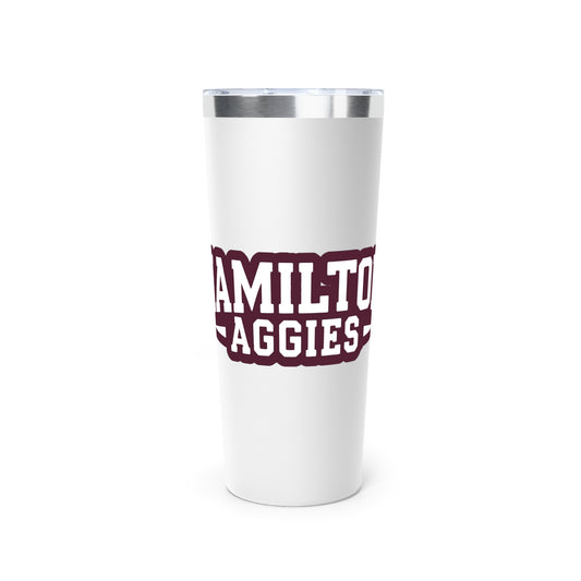 22oz Copper Insulated Tumbler \ Hamilton Aggies \ HA3