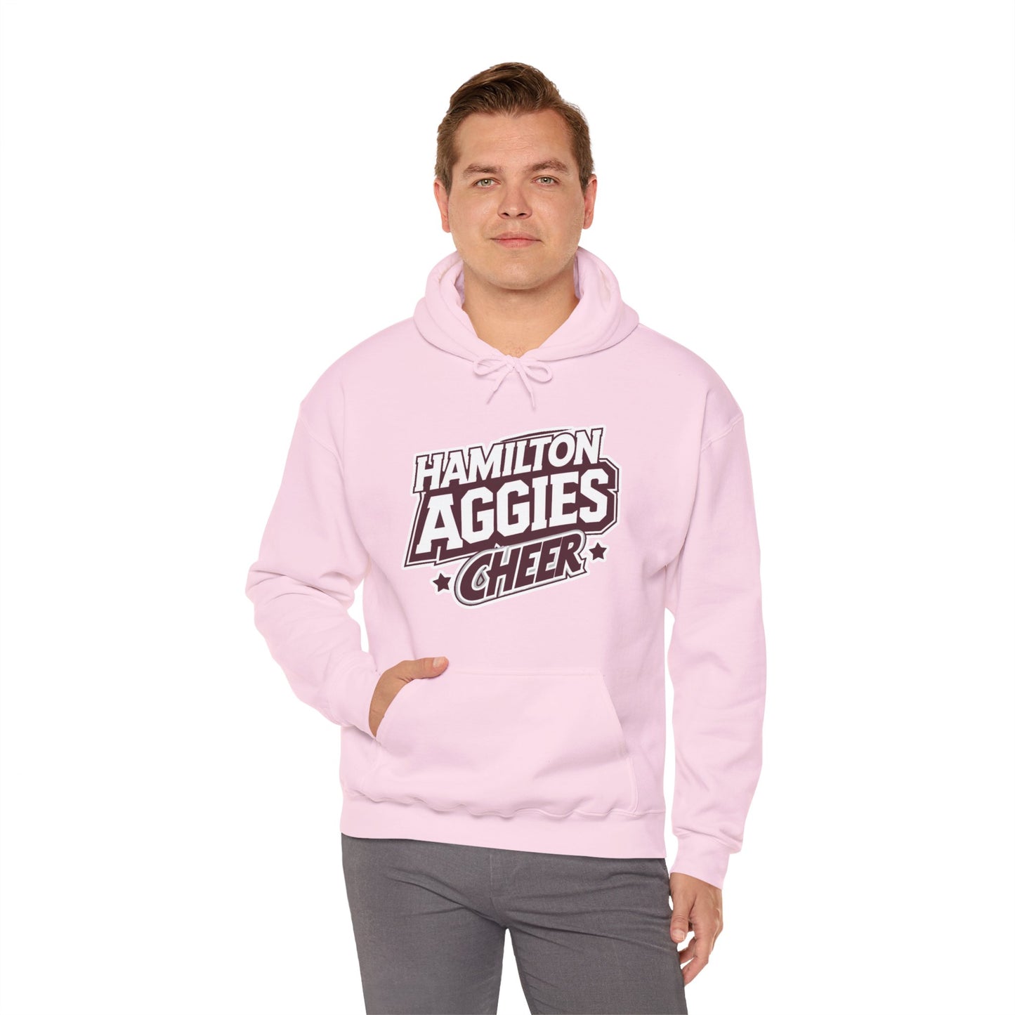 Adult Hoodie Sweatshirt \ Hamilton Aggies Cheer \ HAC1