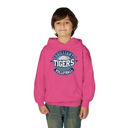 Youth Hoodie Sweatshirt \ Brilliant Tigers Volleyball \ BTV1