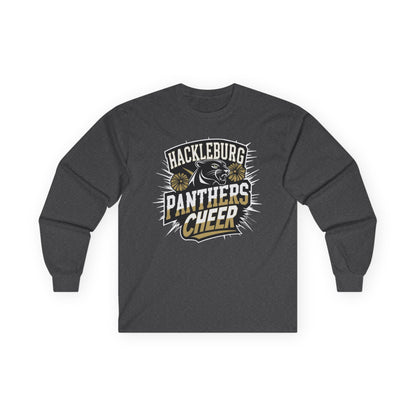 Adult Long Sleeve Tee \ Hackleburg Panthers Cheer \ HPC1