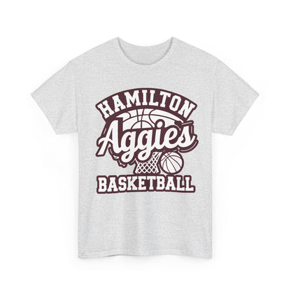 Adult Tee \ Hamilton Aggies Basketball \ HABKG1