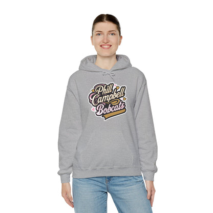 Adult Hoodie Sweatshirt \ Phill Campbell Bobcats \ PCBG1