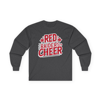 Adult Long Sleeve Tee \ Marion County Red Raiders Cheer \ MCC2