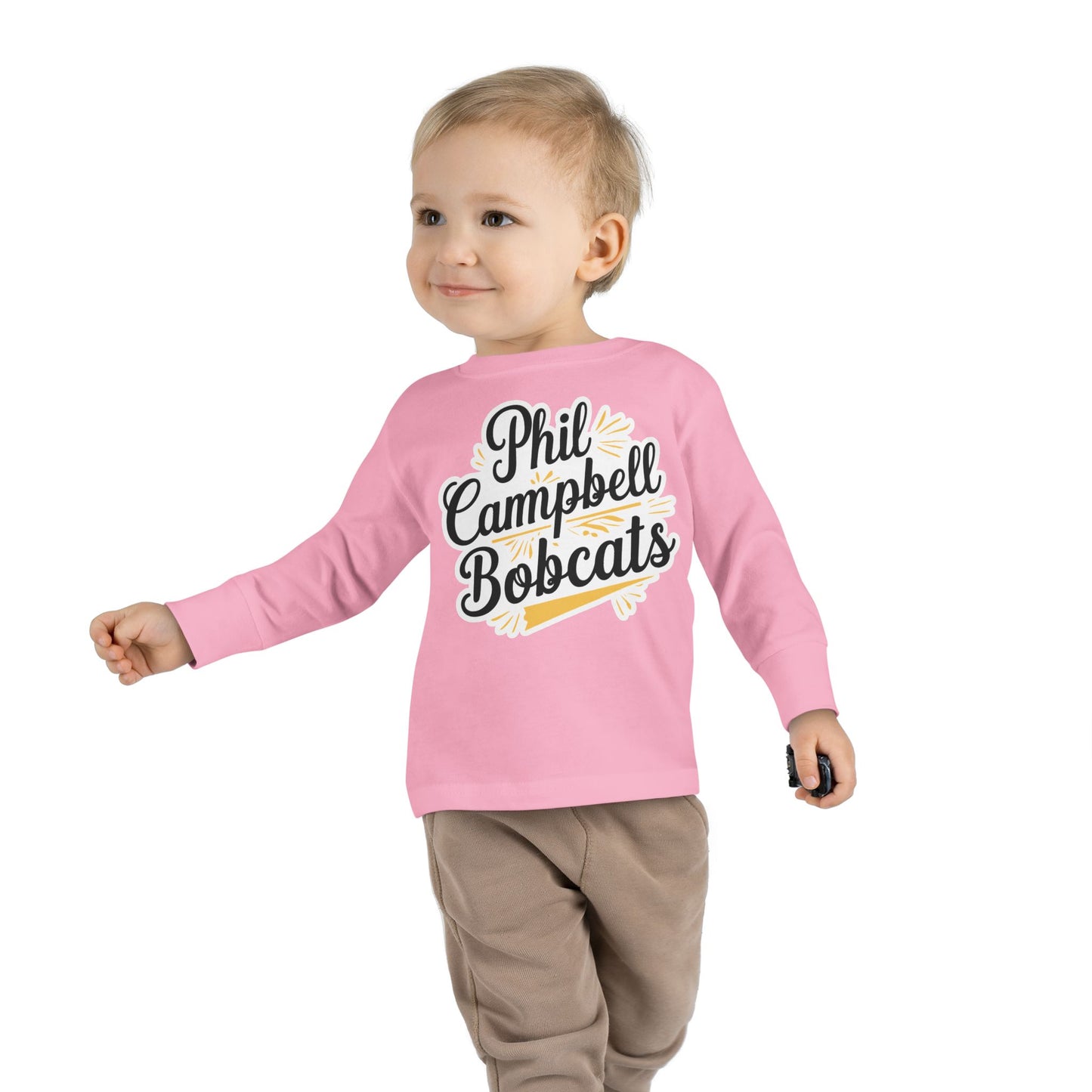 Toddler Long Sleeve Tee \ Phil Campbell Bobcats \ PCBG2