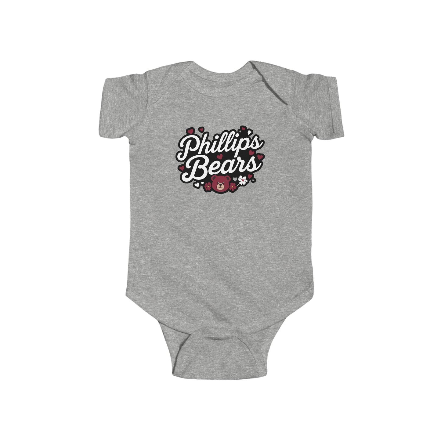 Short Sleeve Baby Bodysuit \ Phillip's Bears \ PBG1
