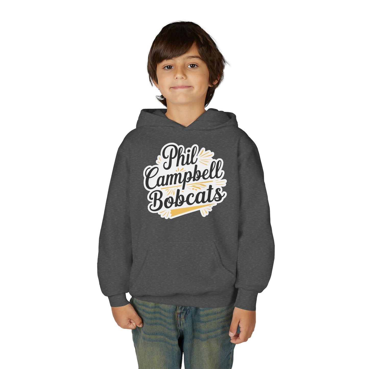 Youth Hoodie Sweatshirt \ Phil Campbell Bobcats \ PCBG2