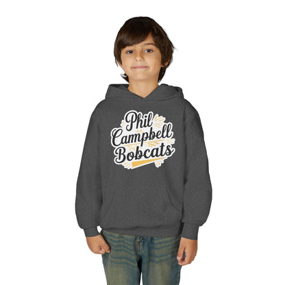 Youth Hoodie Sweatshirt \ Phil Campbell Bobcats \ PCBG2