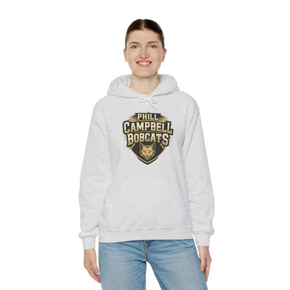 Adult Hoodie Sweatshirt \ Phill Campbell Bobcats \ PCB1