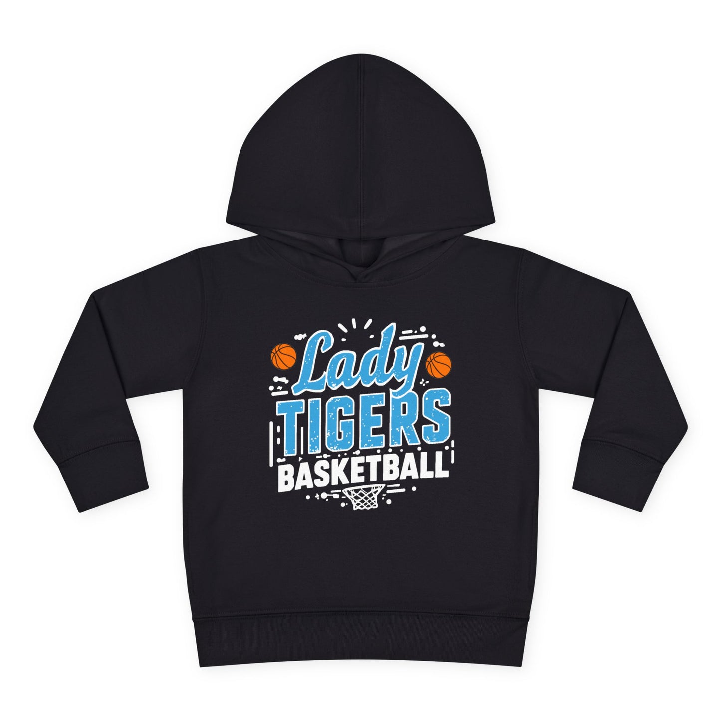 Toddler Hoodie Sweatshirt \ Brilliant Tigers Basketball \ BTBKG1