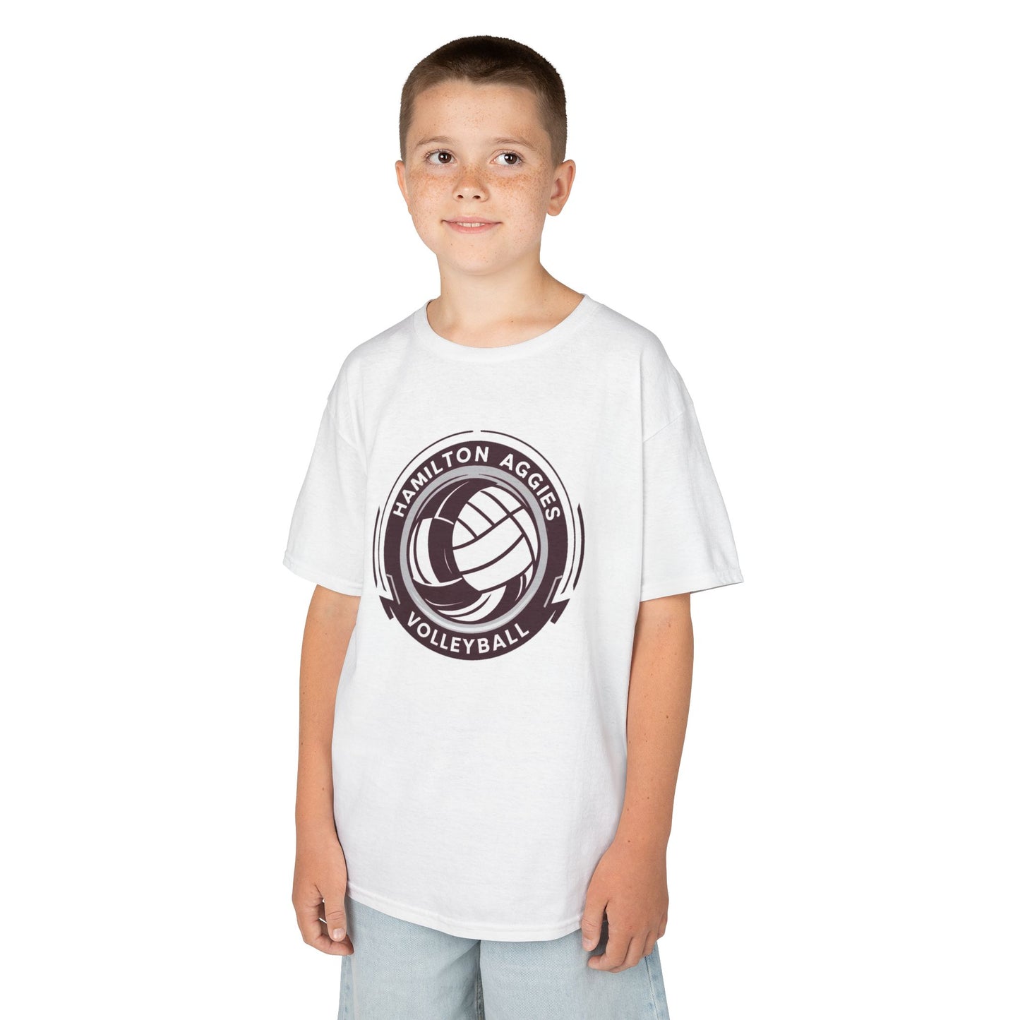 Youth Tee \ Hamilton Aggies Volleyball \ HAV1