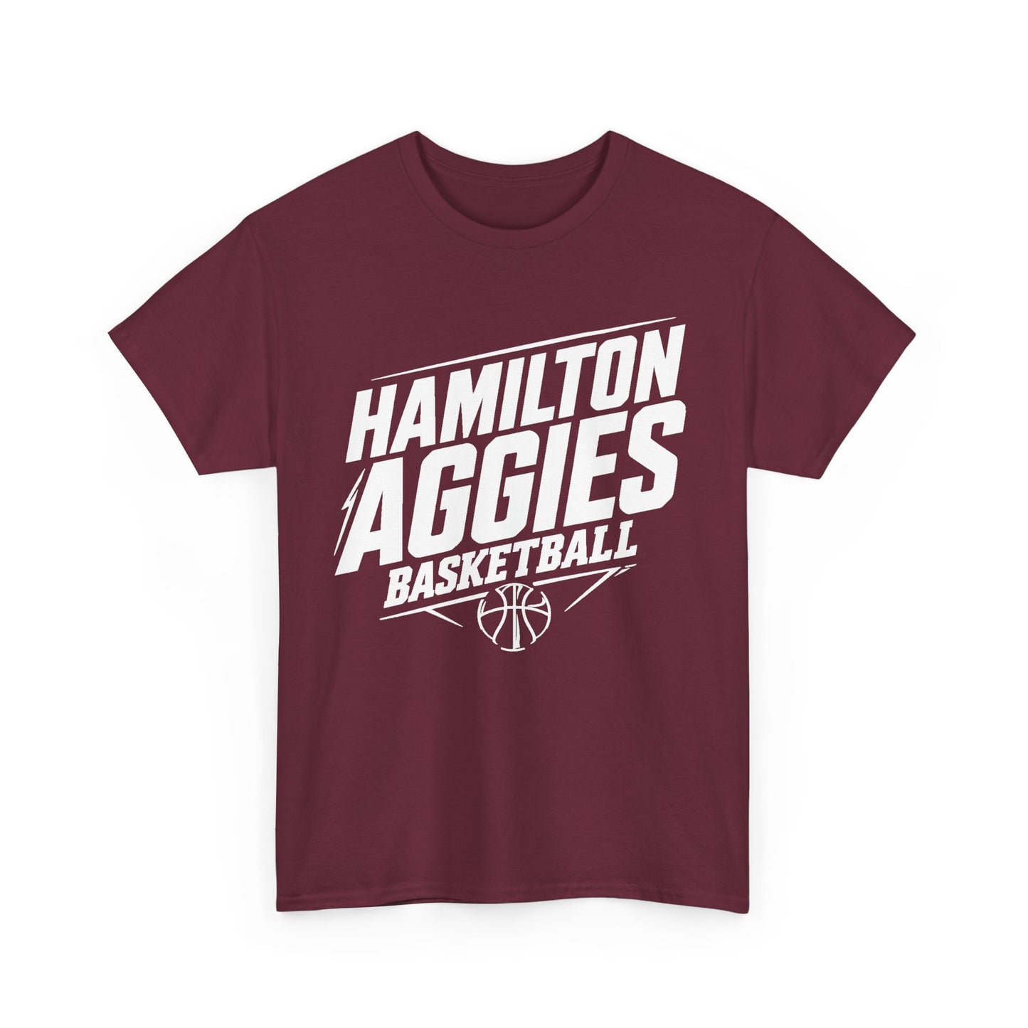 Adult Tee \ Hamilton Aggies Basketball \ HABB2