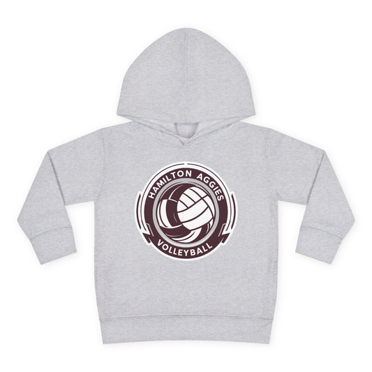 Toddler Hoodie Sweatshirt \ Hamilton Aggies Volleyball \ HAV1