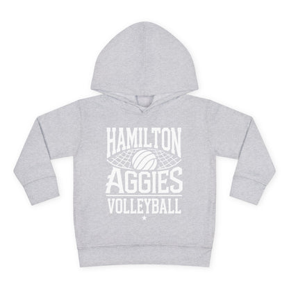 Toddler Hoodie Sweatshirt \ Hamilton Aggies Volleyball \ HAV2