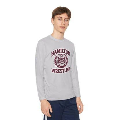 Youth Long Sleeve Tee \ Hamilton Aggies Wrestling \ HAW2