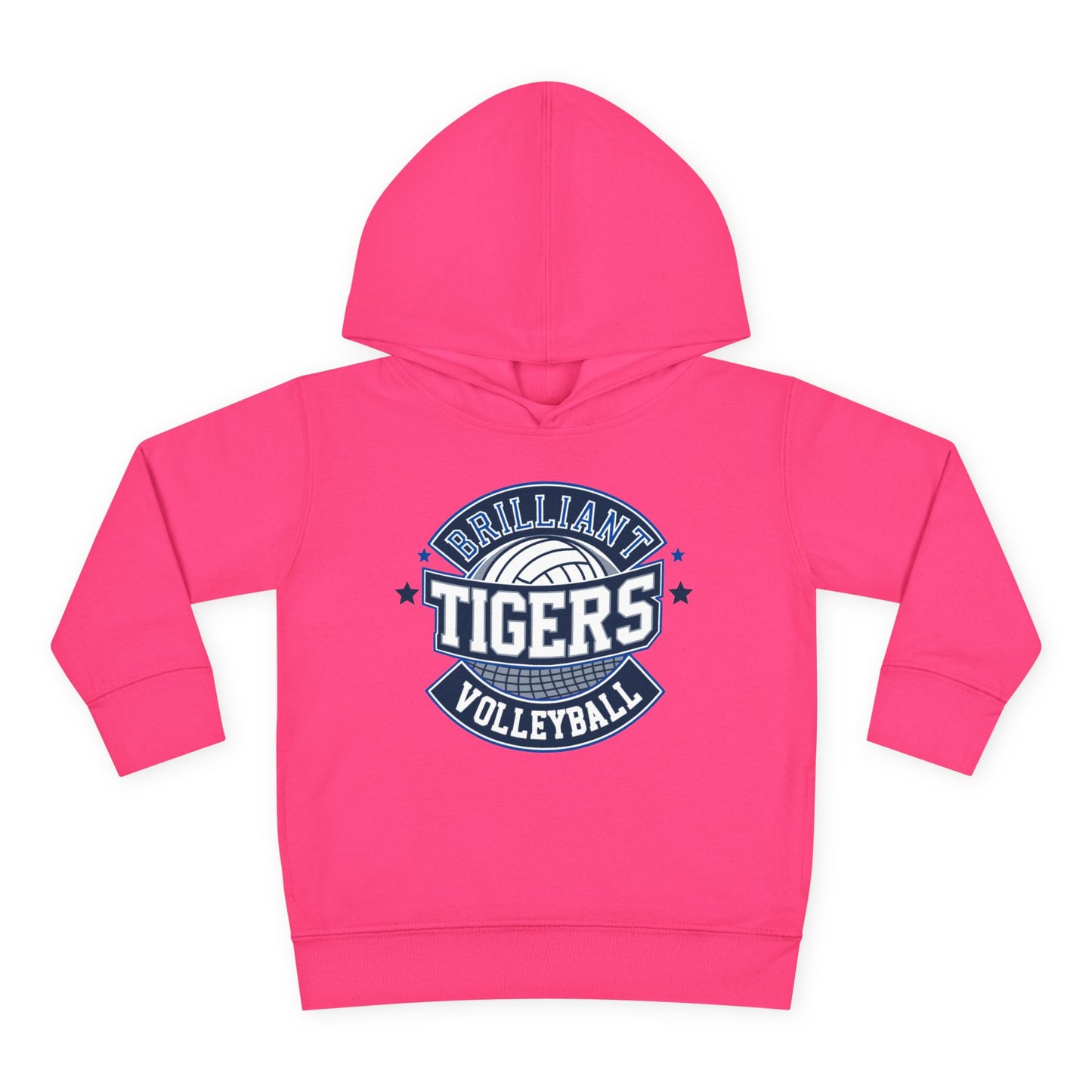 Toddler Hoodie Sweatshirt \ Brilliant Tigers Volleyball \ BTV1