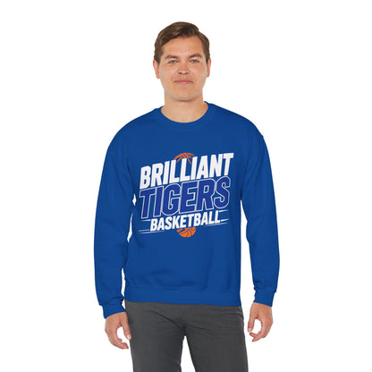 Adult Crewneck Sweatshirt \ Brilliant Tigers Basketball \ BTBK1