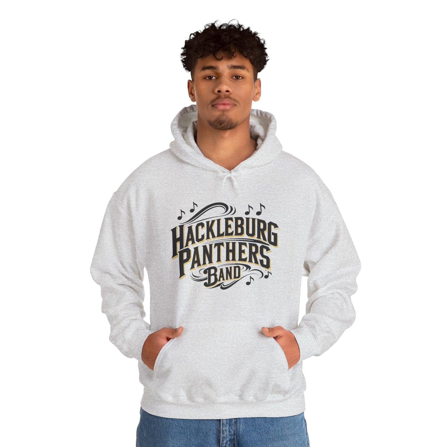 Adult Hoodie Sweatshirt \ Hackleburg Panthers Band \ HPB1
